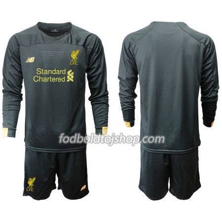 Liverpool Målmand Børn Hjemme Fodboldsæt 2019-20 L/S (+ Korte bukser)
